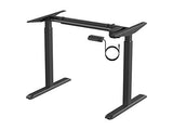 Monoprice Height Adjustable Sit-Stand Riser Table Desk Frame - Black with Electric Single Motor, Compatible with Desktops from 39 Inches Up to 63 Inches Wide - Workstream Collection Monoprice