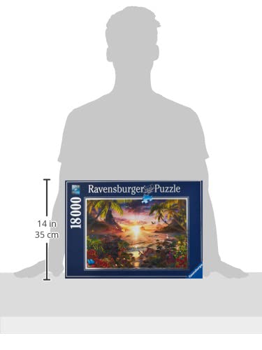 Ravensburger Paradise Sunset Jigsaw Puzzle - 18,000 Piece Masterpiece | Precision-Crafted Excellent Brain Game | Ideal Gift for Puzzle Enthusiasts | FSC-Certified Materials