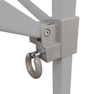 E-Z UP Envoy Outdoor Canopy Pop Up Tent, 10' x 10', Roller Bag, 4-Piece Spike Set, Recreational Grade, Royal Blue Top E-Z UP