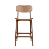Solvang Wood Bar Stool- Brown Ale Finish Boraam