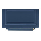 duraflame Freestanding Electric Fireplace Stove Heater with 3D Flame Effect for 1,000 Sq. Ft. Room, Navy Duraflame