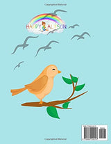 Birds Coloring Book: Amazing Coloring Book For Kids Ages 4-8 Majosta