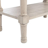 SAFAVIEH Home Collection – Primrose Greige Console Table with Three Drawers & Shelf, Classic Contemporary Storage Console, Compact Entryway Design (CNS5707D) SAFAVIEH