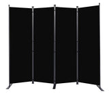 Room Divider 6FT Portable Room Dividers and Folding Privacy Screens, 88'' W Fabric Divider for Room Separation, 4 Panel Partition Room Dividers Screen HOMSCREENER