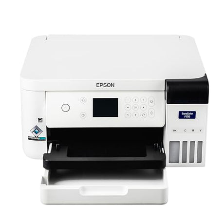 EPSON SureColor F170 Dye-Sublimation Printer (C11CJ80201) Bundle with Ethernet Cable, USB Cable, Fiber Cloth EPSON