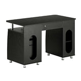 Techni Mobili 47.25" Ergonomic Computer Drawers & File Cabinet for Home Office Storage, Espresso Writing Desk, ONE Size Techni Mobili