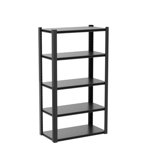 REIBII Garage Storage Shelves Heavy Duty Garage Shelving 72" Adjustable Metal Shelves for Storage 5-Tier Garage Shelves Heavy Duty 2050LBS Basement Kitchen Pantry Shelving Utility Shelves, 3 Pack REIBII
