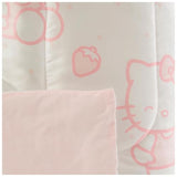 Hobby Lobby Hello Kitty Satin Comforter & Sham, Full/Queen, 100% Polyester, Machine Washable, Pink & White Hobby Lobby