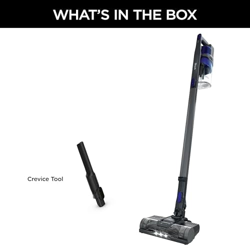 Shark Pet Cordless Stick Vacuum with XL Dust Cup, LED Headlights, Removable Handheld Vac, Crevice Tool, Portable Vacuum for Household Pet Hair, Carpet and Hard Floors, 40min Runtime, Grey, IX141 Shark