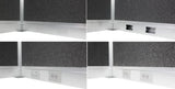 Versare Pre-Configured Hush Panel Electric Cubicle | Workstation Divider Walls | Cubicle Privacy Panels | Office Partition Walls VERSARE