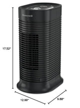 Honeywell AllergenPlus HEPA Tower Air Purifier, Airborne Allergen Reducer for Small Rooms, Reduces Allergens, Smoke, Wildfire Smoke, Pollen, Pet Dander and More, Black, HPA060 Honeywell