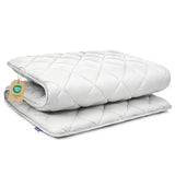 Aircliff Japanese Floor Mattress, Roll Up Tatami Mat, Sleeping Pad, Shikibuton, CertiPUR-US Certified Foam Floor Bed Futon Mattress for Dormitory, Guest Bed, Designed in Japan(Light Grey, Twin) Aircliff