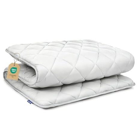 Aircliff Japanese Floor Mattress, Roll Up Tatami Mat, Sleeping Pad, Shikibuton, CertiPUR-US Certified Foam Floor Bed Futon Mattress for Dormitory, Guest Bed, Designed in Japan(Light Grey, Twin) Aircliff