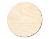 Unfinished Wood Circle Round | Circle Blank | DIY Craft Cutout | Up to 36" 5" / 1/2" 24 Hour Crafts