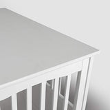 Casual Home Wooden Decorative Indoor Kennel Dog Crate End Table Night Stand Furniture with Lockable Gate for Medium Pets Up to 25 Pounds, White Casual Home