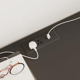 FFBCFDK Black Dresser for Bedroom Dresser TV Stand with Charging Station for 60" TV Long 6 Drawer Dresser for Bedroom with LED Light Large Fabric Dresser Organizer Unit Tall Chest of Drawers for Kids FFBCFDK