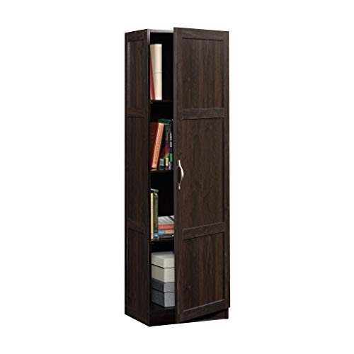 Sauder Miscellaneous Storage Pantry cabinets, L: 17.99" x W: 13.94" x H: 60.00", Cinnamon Cherry finish - WoodArtSupply