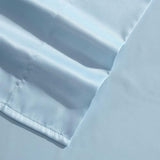 Laura Ashley - Twin Sheet Set, 100% Soft & Silky Smooth Satin Bed Sheets, Deep Pockets, Bedding with Matching Fitted Sheet & Pillowcase (Bliss Blue) Laura Ashley