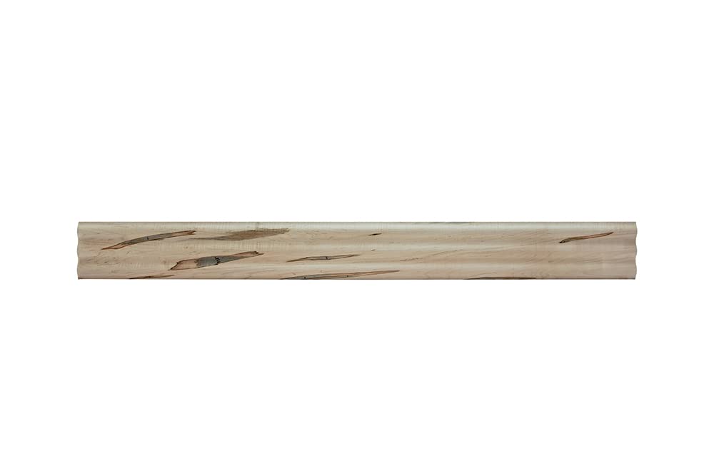 1548-4FTWMAP Unfinished Ambrosia Maple Wave Panel Moulding - WoodArtSupply