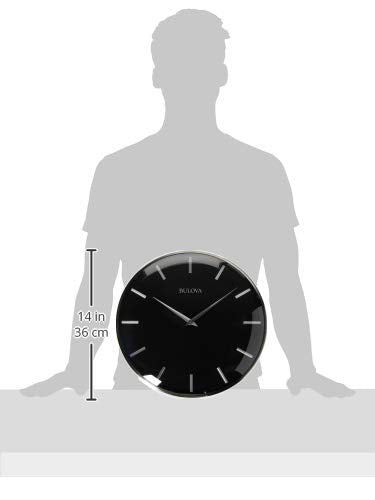 Bulova C4849 Metro Wall Clock Bulova