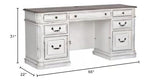 Liberty Furniture Magnolia Manor Wooden Credenza in White Liberty Furniture