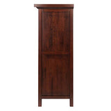 Winsome Wood Chablis Wine Storage, Walnut Winsome