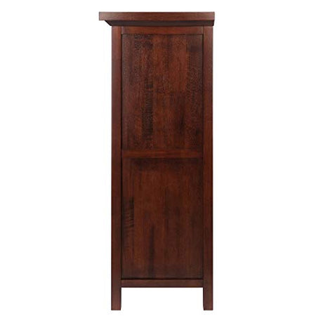 Winsome Wood Chablis Wine Storage, Walnut Winsome