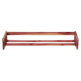 CedarFresh Stackable Cedar Shoe Rack, 29"l x 12"d x 5.5"h Household Essentials