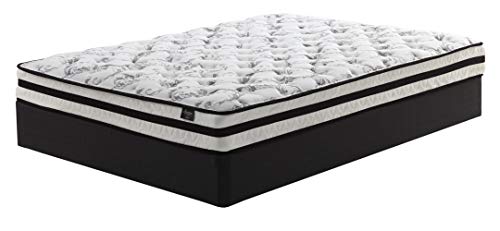 Signature Design by Ashley Twin Size Chime 8 Inch Medium Firm Innerspring Mattress with Pressure Relief Quilt Foam