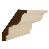 EWCR47 Colonial Crown Moulding Trim, 3/4" x 4", Red Oak, 94" Newmouldings