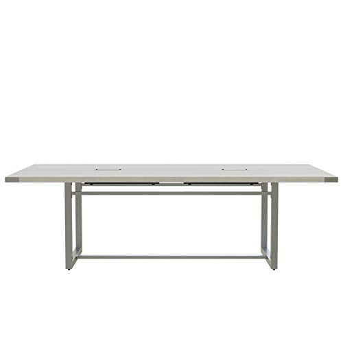 Scranton & Co Conference Table Sitting Height - 8' White Ash - WoodArtSupply