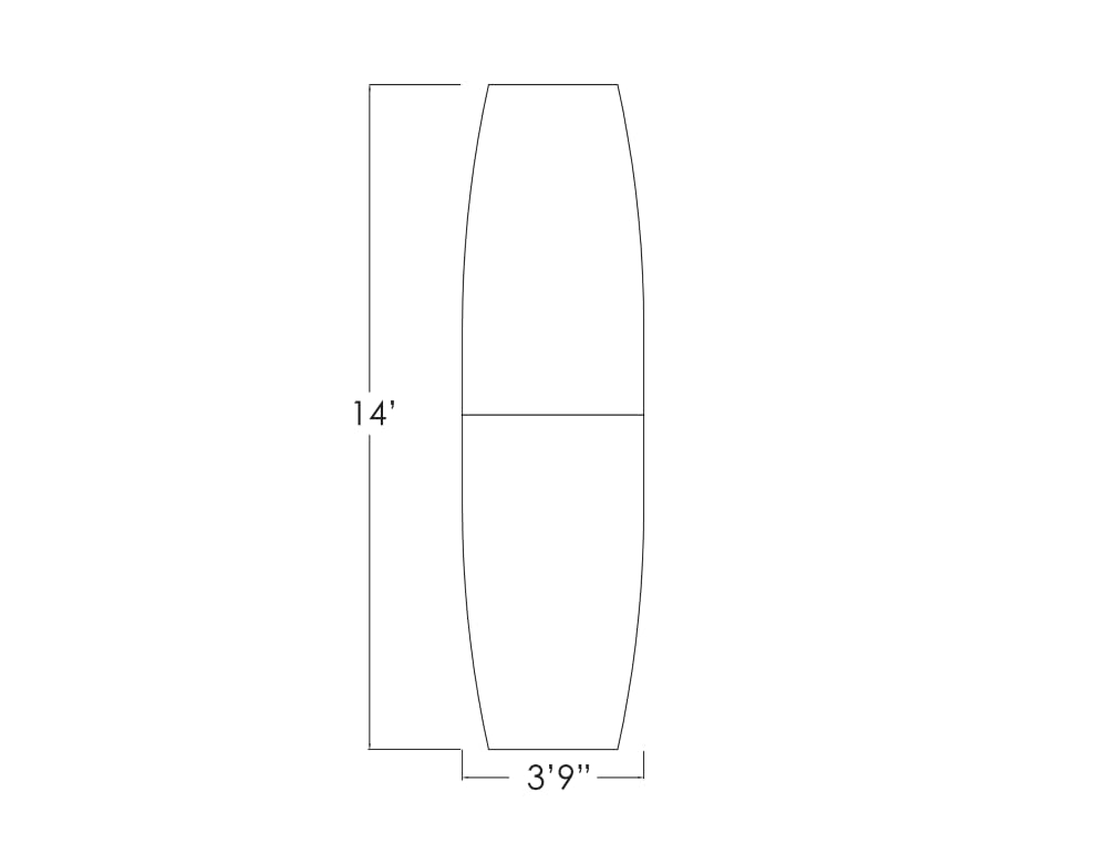 SKUTCHI DESIGNS INC. 14 Person Modular Conference Table with Metal T-Bases | Boat Shaped | Harmony Series | 14 Ft | Light Gray with Matte Black Base SKUTCHI DESIGNS INC.