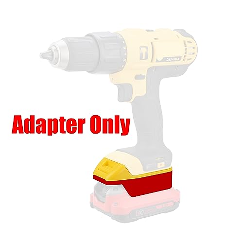 X-Adapter for DeWalt 20v MAX Cordless Tools Only Fits Craftsman V20 (NOT Old 20v) Lithium Batteries- Adapter Only Black X-Adapter