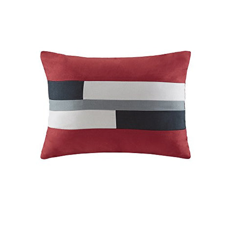 Comfort Spaces Casual Comforter Set Sporty Design, Vibrant Color, Active Lifestyle Boys Bedroom Décor, All Season Soft Microfiber Bedding Set, Decorative Pillow, Sham Black/Red Twin/Twin XL 3 Piece Comfort Spaces