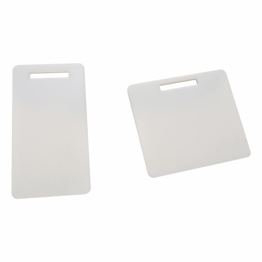 1/8" DIY RN Acrylic Badge Buddy Blanks,Set of 10 Horizontal & Horizontal Sublimation Badge Blank, Acrylic Medical Badge Decoration (White) MEYA