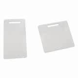 1/8" DIY RN Acrylic Badge Buddy Blanks,Set of 10 Horizontal & Horizontal Sublimation Badge Blank, Acrylic Medical Badge Decoration (White) MEYA