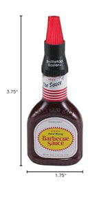 Jokari Crazy But It Works Silicone Bottletop BBQ Baster, Black, 3-Pack Jokari