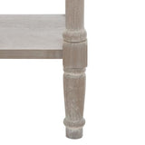 SAFAVIEH Home Collection – Christa White Wash Console Table with Rattan Drawers & Shelf, Coastal Cottage Storage Console, Vintage Design (AMH5737E) SAFAVIEH