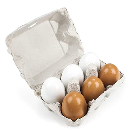Imagination Generation Wood Eats! Eggcellent Eggs with Real Carton Imagination Generation