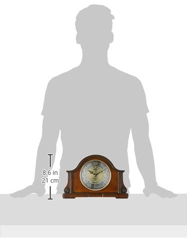 Bulova B1975 Chadbourne Old World Clock, Walnut Bulova