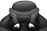 RESPAWN 110 Pro Gaming Chair - Gaming Chair with Footrest, Reclining Gaming Chair, Video Gaming Computer Desk Chair, Adjustable Desk Chair, Gaming Chairs For Adults With Headrest Pillow - Grey RESPAWN