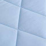 NTBAY Twin Comforter Set with Sheets, 5 Pieces Soft and Breathable Bedding Set, Twin Bed in a Bag, Down Alternative Comforter Set Solid Color All Season, Kids Bedding Set, Aqua NTBAY
