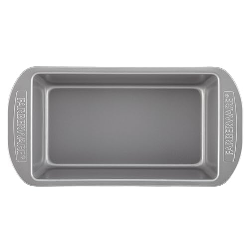Farberware Nonstick Bakeware 9-Inch x 5-Inch Loaf Pan, Gray - Farberware
