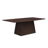 Christopher Knight Home Coadz 82 inch Wooden Dining Table, Modern Rectangular Kitchen Dinner Table for 6-8 People, Pedestal Wooden Dining Furniture for Kitchen Office Conference Room, Espresso Brown Christopher Knight Home
