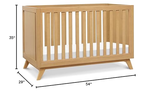 DaVinci Otto 3-in-1 Convertible Crib in Honey, Greenguard Gold Certified DaVinci