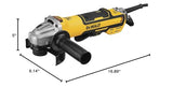 DEWALT Angle Grinder Tool 5-inch, Variable Speed, Paddle Switch (DWE43214NVS) DEWALT