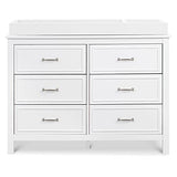 DaVinci Charlie 6-Drawer Double Dresser in White DaVinci