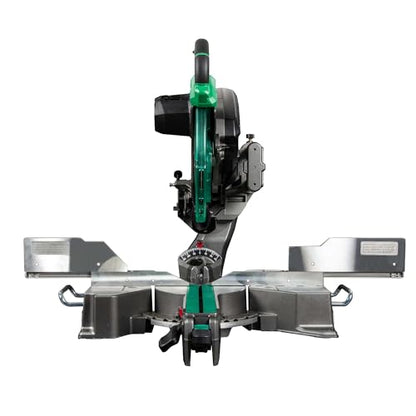 Metabo HPT 12-Inch Sliding Miter Saw, Dual Bevel, Xact Cut Shadow Line, 5-Year Warranty, C12RSH3 - WoodArtSupply