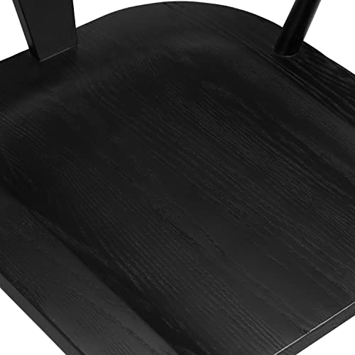 POLY & BARK Enzo dining chairs, Single, Black POLY & BARK