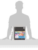 Canson Artist Series Mixed Media Paper, Wirebound Pad, 9x12 inches, 30 Sheets (138lb/224g) - Artist Paper for Adults and Students - Watercolor, Gouache, Graphite, Ink, Pencil, Marker Canson